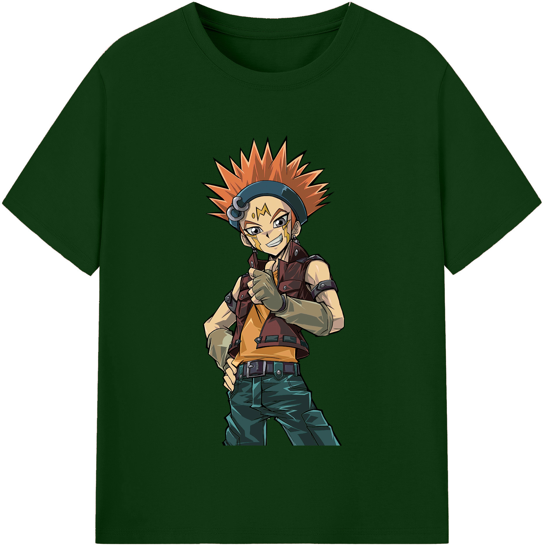 （画像用） 遊☆戯☆王 Yu-Gi-Oh! 綿100％半袖Tシャツ（フロントプリント）